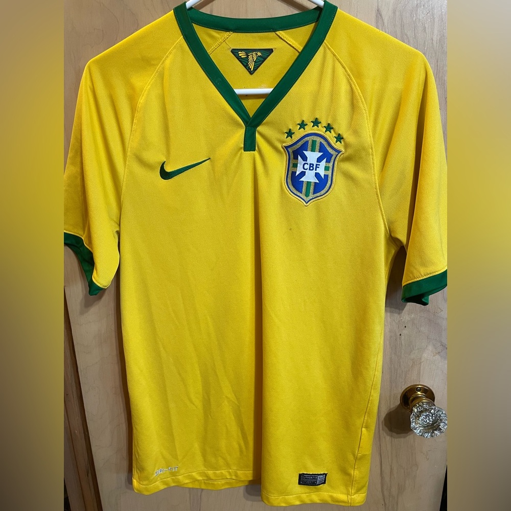 Nike Brazil 2014 Men’s Small Soccer Jersey
